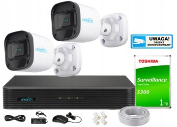 Zestaw Monitoringu IP UNIARCH 4Mpx IPC-B124-APF28