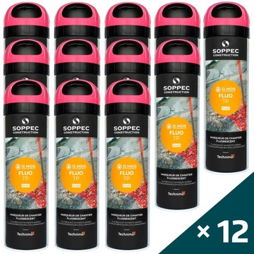 SOPPEC FLUO TP МАРКИРОВОЧНАЯ РАСПЫЛИТЕЛЬНАЯ КРАСКА 12MSC.