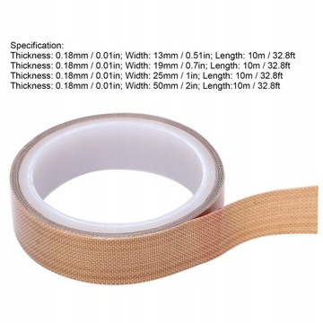 ВЫСОКОТЕМПЕРАТУРНАЯ ЛЕНТА 25MMX10MX18MM