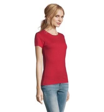 damska czerwona koszulka czerwony damski T-Shirt