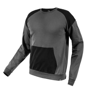 NEO TOOLS Bluza COMFORT, szaro-czarna, rozmiar XL 81-651-XL