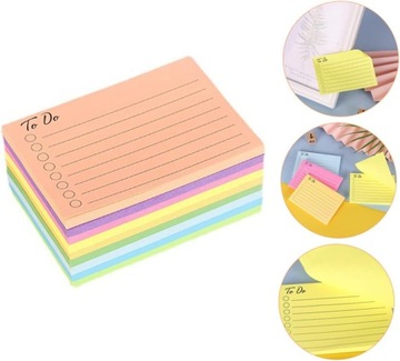 9 красочных липких заметок, самоклеящаяся наклейка для заметок, самоклеящаяся