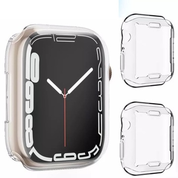 ЧЕХОЛ ДЛЯ APPLE WATCH 7/8/9 41 мм/45 мм РАЗНЫЕ ЦВЕТА СИЛИКОНОВАЯ ЗАЩИТА КОРПУСА