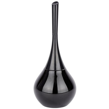 SZCZOTKA DO WC CZARNA CERAMICZNA FLAKON WENKO