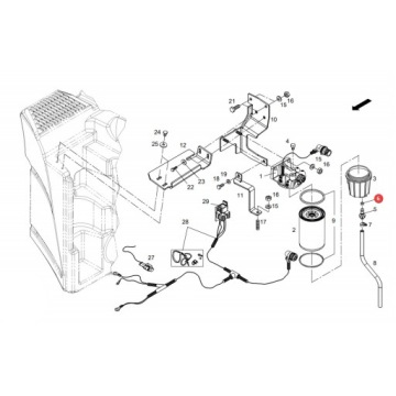 Сепараторное кольцо Fendt F339202060320 Оригинал