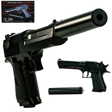 МЕТАЛЛ BB GUN C.20+ DESERT EAGLE 6 ММ
