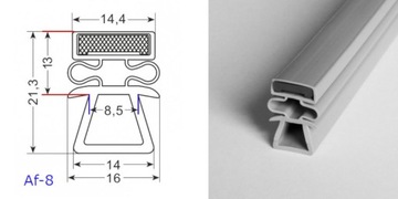 ПРОКЛАДКА ДЛЯ ХОЛОДИЛЬНИКА И МОРОЗИЛЬНИКА, ИЗГОТОВЛЕННАЯ НА ЗАМЕР