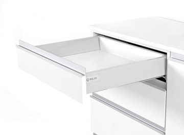 SZUFLADA COMFORT BOX L-450 BIAŁA H86 MIĘKKI DOCIĄG
