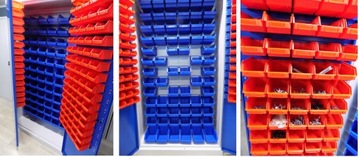 ПРОЧНЫЙ БОЛЬШОЙ ШКАФ ДЛЯ МАСТЕРСКОЙ С КОНТЕЙНЕРАМИ -20%