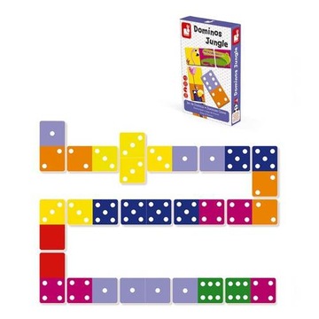 Domino Jungle XL - игра-головоломка для детей 28 элементов, от 3 лет, Янод