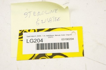 LG204 OPEL ASTRA K V PANEL PŘEPÍNAČ SVĚTEL
