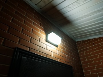 СВЕТОДИОДНЫЙ НАРУЖНЫЙ ФАСАДНЫЙ СВЕТИЛЬНИК АЛЮМИНИЕВЫЙ ДЛЯ ГАРАЖА ИЛИ ТЕРРАСЫ LED 12W IP65