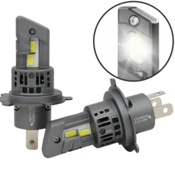 2x Led Žárovka H4 Access 6500K +300% Plug & Play Csp Light Pro Canbus 12V