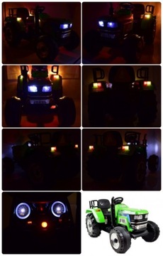 TRAKTOR NA AKUMULATOR Z PILOTEM/HL2788ZIELONY