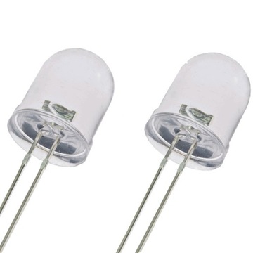 DIODY LED BIAŁE I KOLOROWE dioda 10mm 10 SZTUK