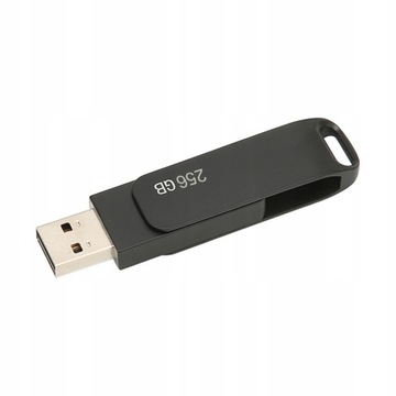 ФЛЕНКОВЫЙ НАКОПИТЕЛЬ 2 В 1, 256 ГБ USB-C 3.0 TYPE C, ДВОЙНОЙ USB-НАКОПИТЕЛЬ, ЧЕРНЫЙ