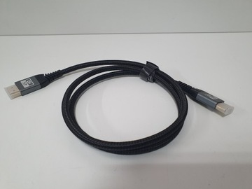 КАБЕЛЬ HDMI 4K UHD 3D HDR 18 Гбит/с Позолоченный НЕЙЛОН 1 м
