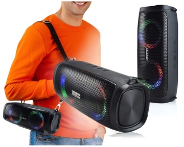 ПОРТАТИВНЫЙ ДИНАМИК С RGB-ПАНЕЛЬЮ + ЗАРЯДНОЕ УСТРОЙСТВО QC PD