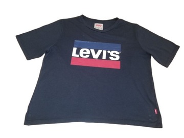 T-shirt o skróconym kroju firmy Levi's. Rozmiar XL
