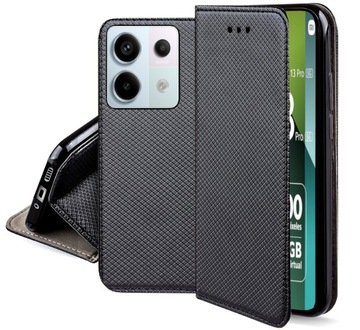 Etui do Xiaomi Redmi Note 13 PRO 5G / POCO X6 5G SMART MAGNET CASE + SZKŁO