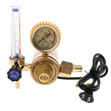 1 szt. Gazowy regulator przepływu CO2 spawacz regulator spawalniczy 36V