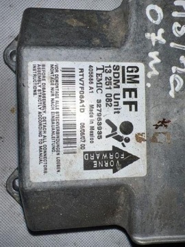 327963935 MODUL AIRBAG OPEL ASTRA H FURGON L70 1.7 CDTI 74KW