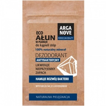 AŁUN, dezodorant w pudrze do kąpieli stóp, 25 g, Arganove