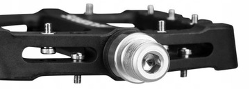 ВЕЛОСИПЕДНЫЕ ПЕДАЛИ НА ПЛАТФОРМЕ, ЧЕРНЫЕ, ЛЕГКИЕ, 9/16 ШТИФТОВ, MTB ТРЕККИНГ, НЕЙЛОН