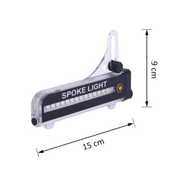 СВЕТОДИОДНАЯ НАКРЫТИЯ ЛАМПА ВЕЛОСИПЕДНОГО ОСВЕЩЕНИЯ СУПЕР ЭФФЕКТ