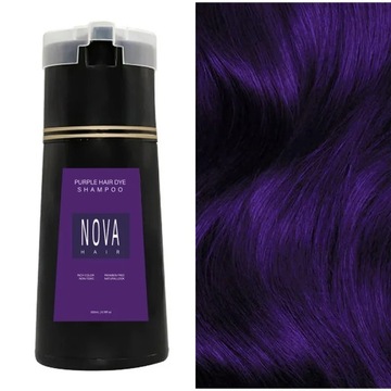 Nova Hair Dying Шампунь для ухода за волосами 3 в 1 Натуральный, быстрый
