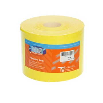 РУЛОН НАШЛИЧНОЙ БУМАГИ ГОЛУБАЯ АВТОМОБИЛЬНАЯ 1М Х 115ММ P120