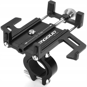 MOCNY UCHWYT Do TELEFONU ROWEROWY MOTOCYKLOWY ALUMINIOWY Na KIEROWNICE ver3