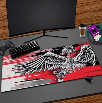 Коврик для мыши XXL, нескользящий резиновый игровой коврик