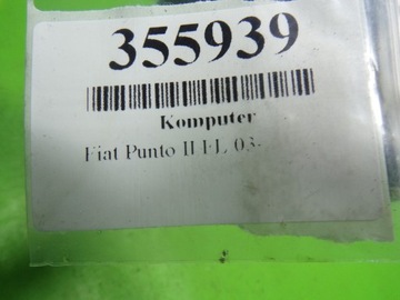 FIAT PUNTO II FACELIFT 1.1 JEDNOTKA ŘÍZENÍ MOTORU IAW5AFP4 55192306