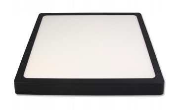 Panel LED natynkowy kwadrat 24W Proma 4000K czarny