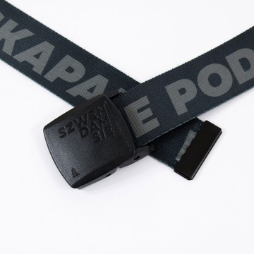 Брючный ремень для крепления походного ремня.