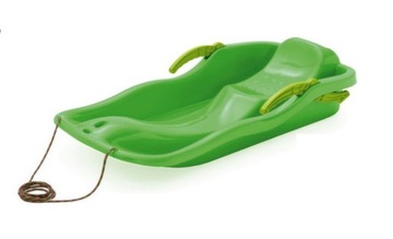 САНКИ С ТОРМОЗАМИ, ПЛАСТИКОВАЯ СПИНКА, БОЛЬШАЯ БОБСЛИ-ГОРКА
