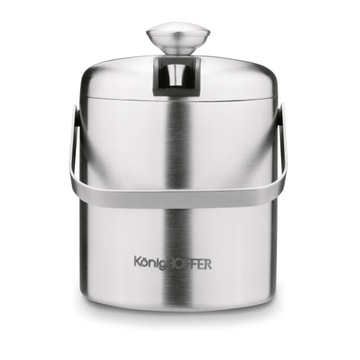 ZESTAW BARMAŃSKI DO DRINKÓW wiaderko na lód 1,3L SHAKER METALOWY 7el. Tadar