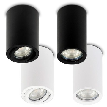 3 x ГАЛОГНАЯ ТРУБКА ПОВЕРХНОСТНОГО ОСВЕЩЕНИЯ + ЛАМПОЧКА. Светодиод GU10 7Вт