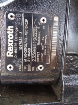 Гидравлический насос REXROTH A11V040EP2D/10L