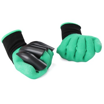 ПЕРЧАТКИ САДОВЫЕ ПЕРЧАТКИ КОГТИ С КОГТЯМИ