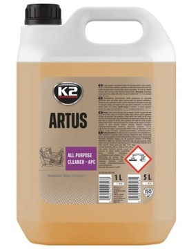 K2 ARTUS APC DO MYCIA KONSERWACJI TWORZYW SZTUCZNYCH TAPICERKI 5L