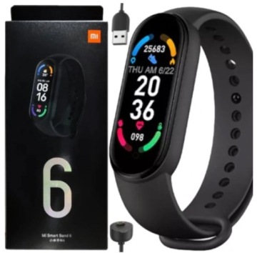 M6 SMARTBAND OPASKA SPORTOWA SMARTWATCH ZEGAREK SMARTŁOCZ WODOODPORNOŚĆ