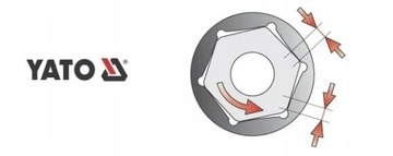 YATO - ТОРЦЕВОЙ КЛЮЧ ШЕСТИГРАННЫЙ 3/8