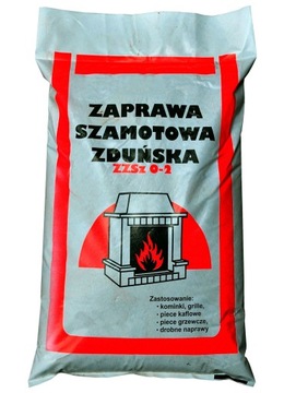 Zaprawa szamotowa zduńska do pieców kominków 5kg