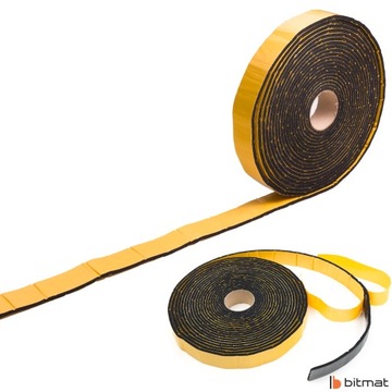 Прочная, водонепроницаемая, двусторонняя, самоклеящаяся резиновая изоляционная лента, 6 мм.