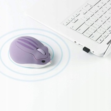 Беспроводная мышь 1200DPI 2,4 ГГц Pink Hamster