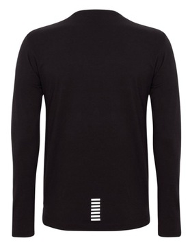 EMPORIO ARMANI KOSZULKA Z DŁUGIM RĘKAWEM LONGSLEEVE EA7 CZARNY SLIM r. M