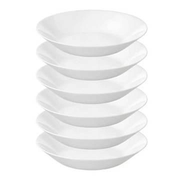 Talerz obiadowy IKEA OFTAST 20cm komplet dla 6 osób