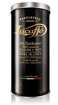 Kawa ziarnista Lucaffe Mr. Exclusive 100% 500g,świeża, tylko u nas